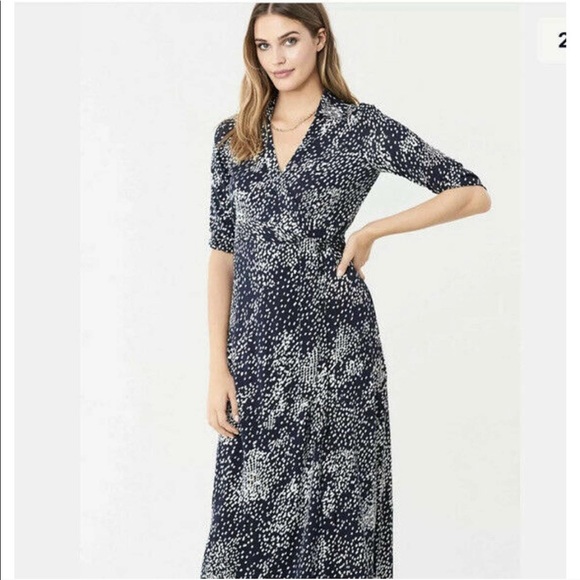 DVF Abigail RANAV Rain Navy sz10 - Picture 2 of 7